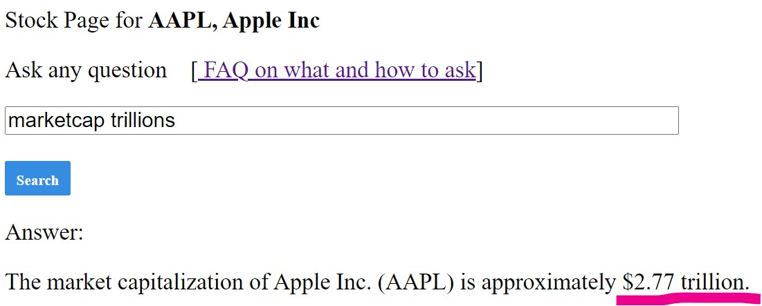 market capilization example 3